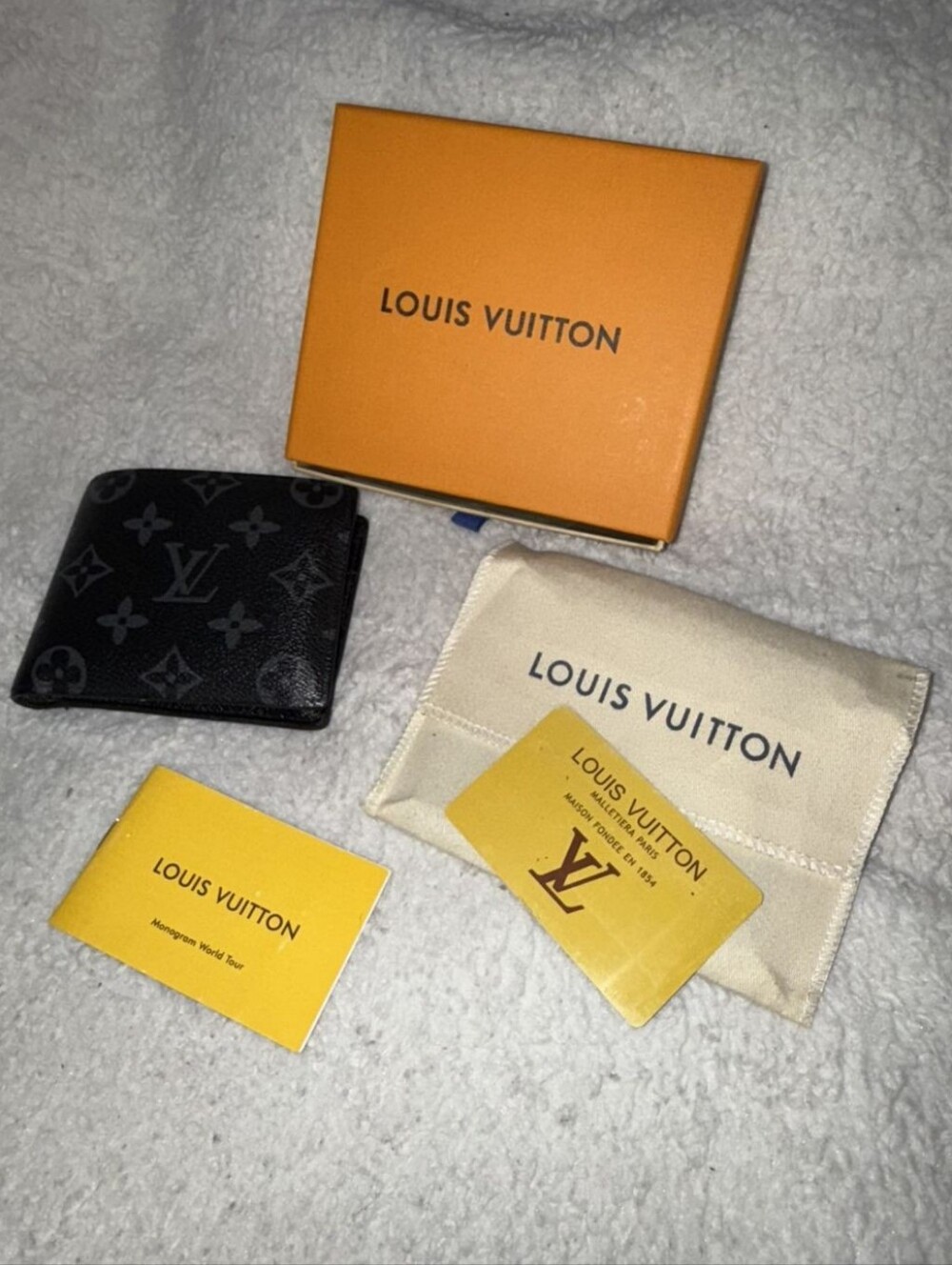 Louis Vuitton Black Monogram Wallet